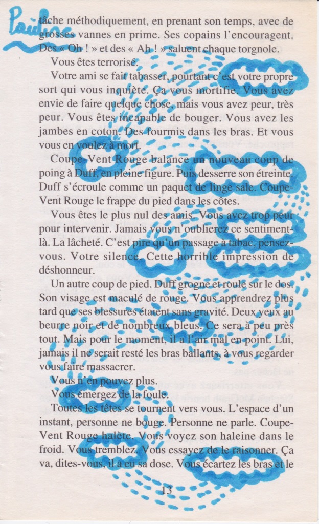 Poésie block-out black-out poetry